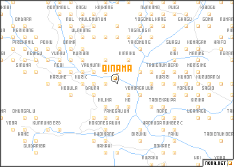 map of Oinama