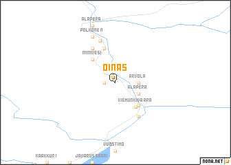 map of Oinas