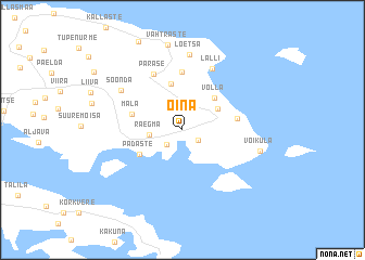 map of Oina