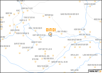 map of Oinói