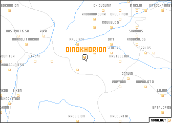 map of Oinokhórion