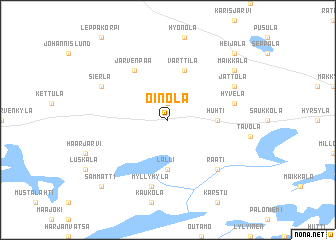 map of Oinola