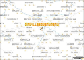 map of Oinville-sous-Auneau