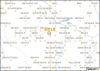 map of Oirlo