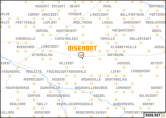 map of Oisemont