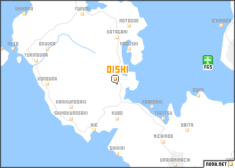 map of Ōishi