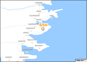 map of Ōishi