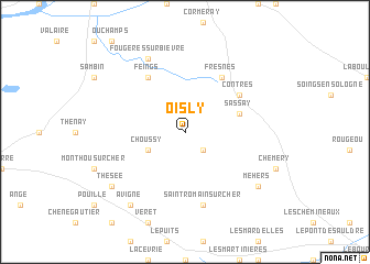 map of Oisly