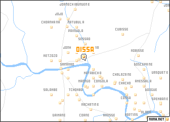 map of Oíssa