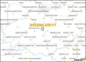map of Oisseau-le-Petit