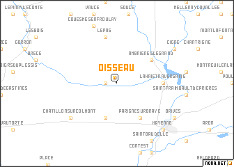map of Oisseau