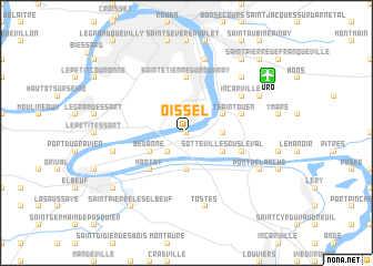 map of Oissel