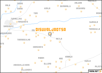 map of Oisu-Väljaotsa