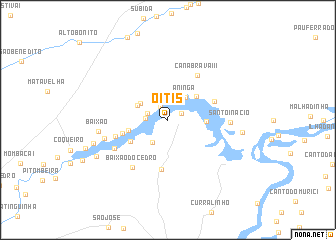 map of Oitis