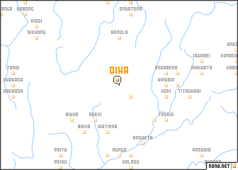 map of Oiwa