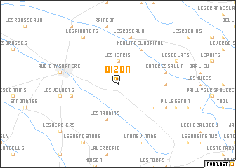 map of Oizon
