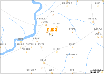 map of Ojaa