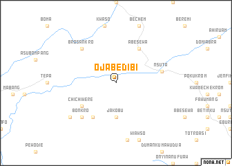 map of Ojabedibi