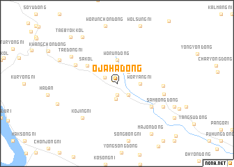 map of Ŏjaha-dong