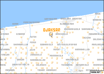 map of Ojāk Sar