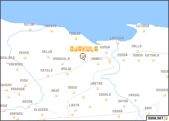 map of Ojaküla