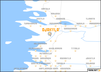 map of Ojakylä