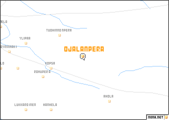 map of Ojalanperä