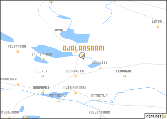 map of Ojalansaari