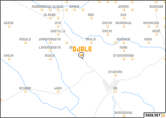 map of Ojale