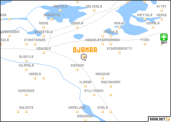 map of Ojamaa