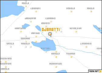 map of Ojamatti