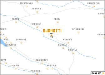 map of Oja-Matti