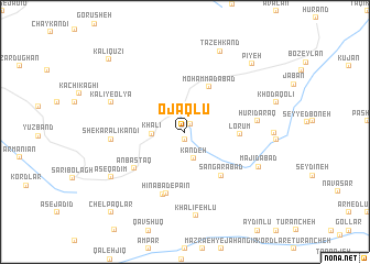 map of Ojāqlū