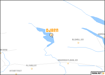 map of Öjarn