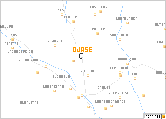 map of Ojase