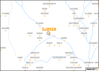 map of Ojassa