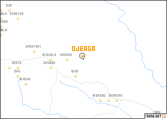 map of Ojeaga