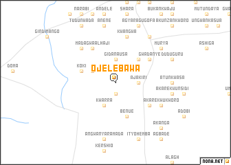 map of Ojelebawa