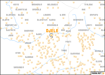 map of Ojele