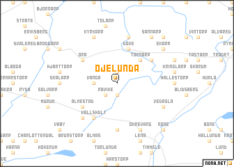 map of Öjelunda