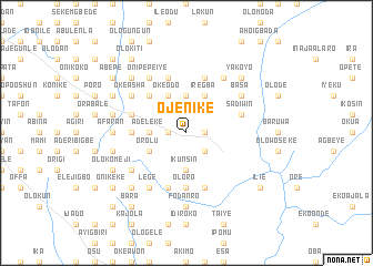 map of Ojenike