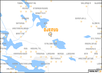 map of Öjerud