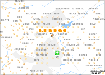 map of Ojhri Bakhshi