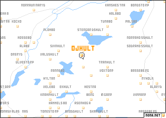 map of Öjhult