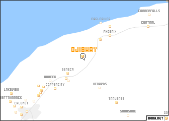 map of Ojibway