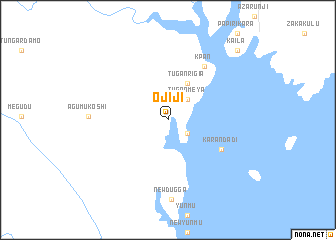 map of Ojiji