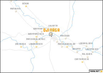 map of Ojinaga