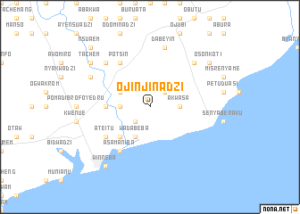 map of Ojinjinadzi