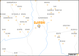 map of Ojirami