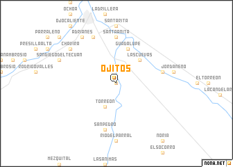 map of Ojitos